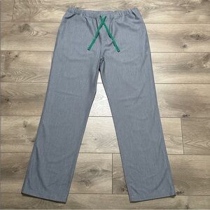 Figs Pisco Basic Gray Scub Pants Size Large.